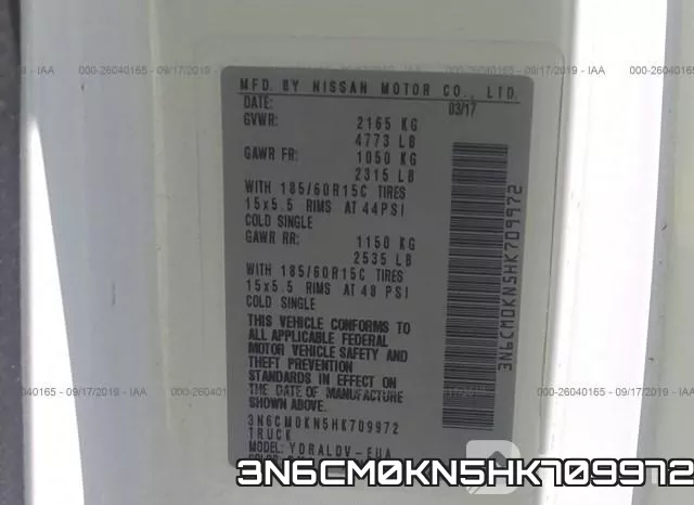 3N6CM0KN5HK709972 фото 10