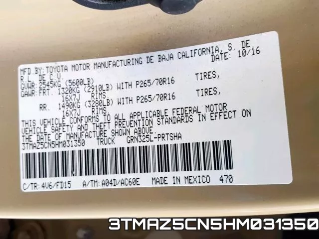3TMAZ5CN5HM031350 фото 2