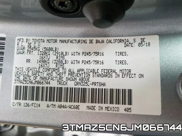 3TMAZ5CN6JM066744 фото 2