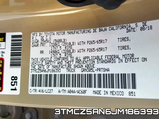 3TMCZ5AN6JM186393 фото 2