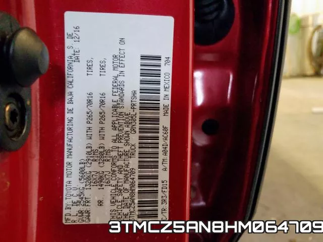 3TMCZ5AN8HM064709 фото 2