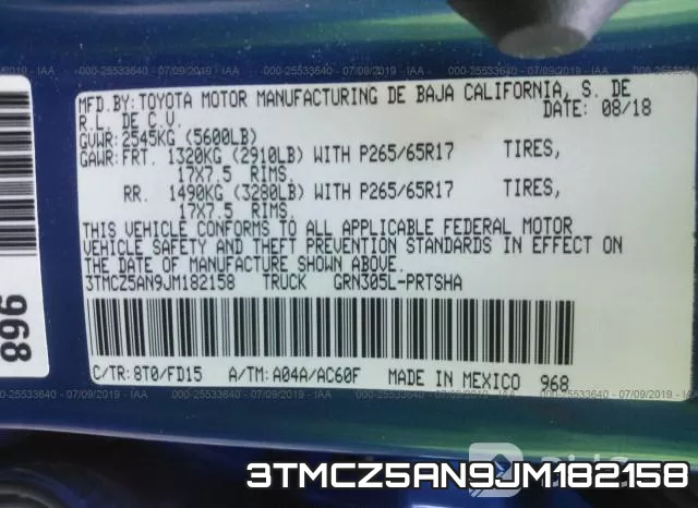 3TMCZ5AN9JM182158 фото 10