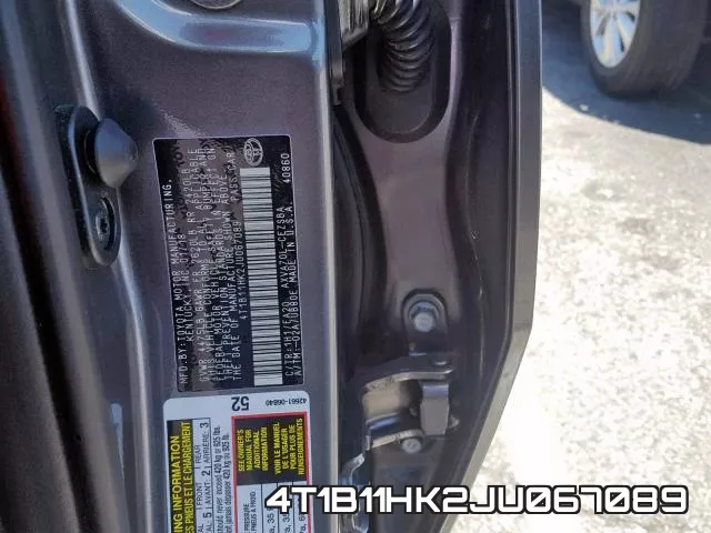4T1B11HK2JU067089 фото 2