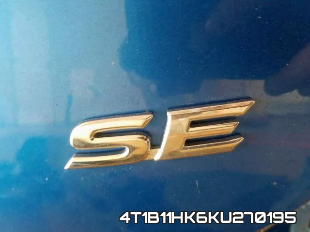 4T1B11HK6KU270195 фото 10