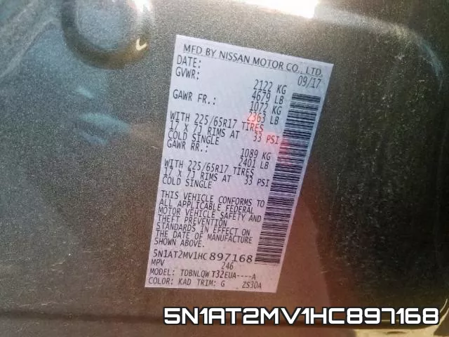 5N1AT2MV1HC897168 фото 2