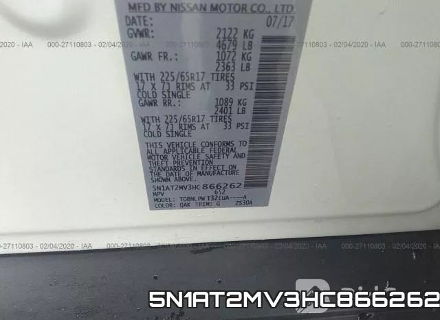 5N1AT2MV3HC866262 фото 10