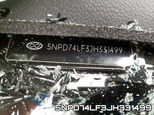 5NPD74LF3JH331499 фото 2