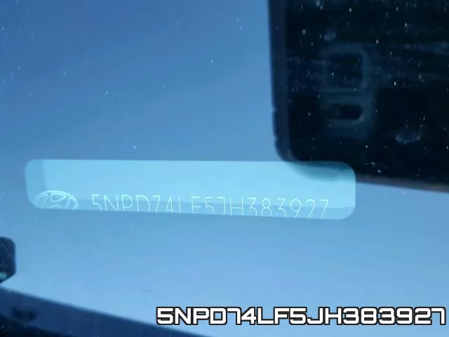 5NPD74LF5JH383927 фото 2