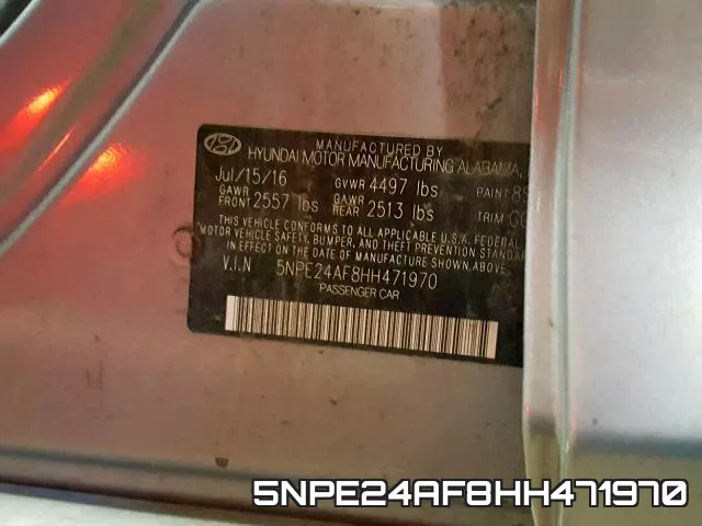 5NPE24AF8HH471970 фото 2