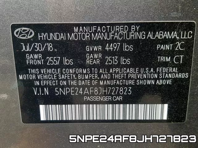 5NPE24AF8JH727823 фото 2