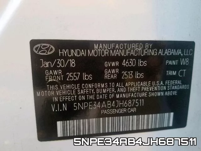 5NPE34AB4JH687511 фото 2