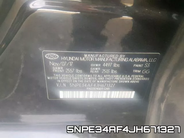 5NPE34AF4JH671327 фото 2