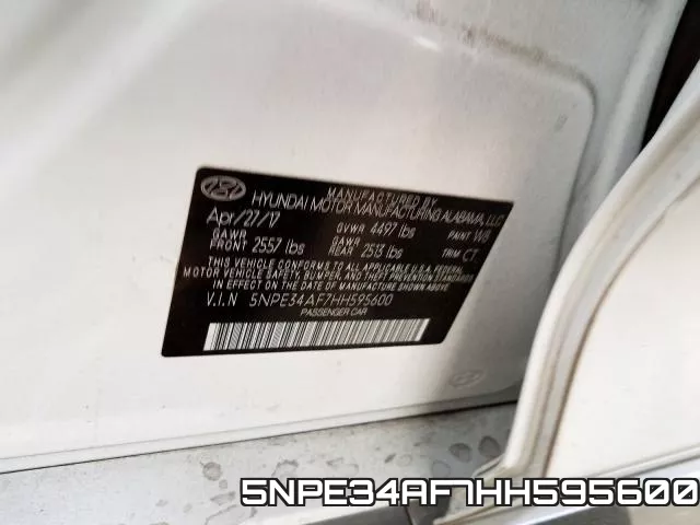 5NPE34AF7HH595600 фото 2