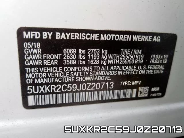 5UXKR2C59J0Z20713 фото 2