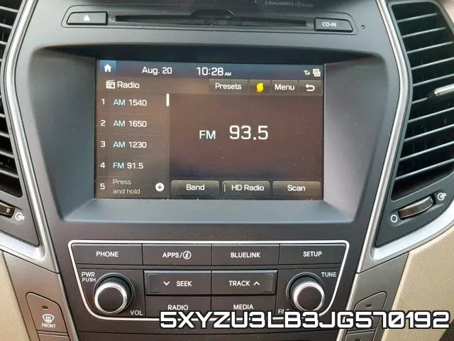5XYZU3LB3JG570192 фото 10
