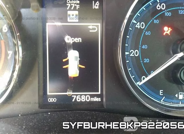 5YFBURHE8KP922056 фото 8