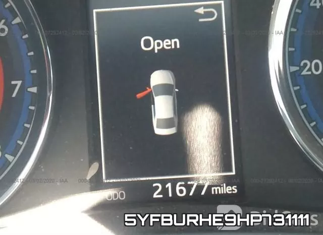 5YFBURHE9HP731111 фото 8