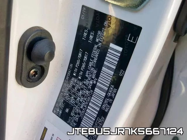 JTEBU5JR7K5667124 фото 2