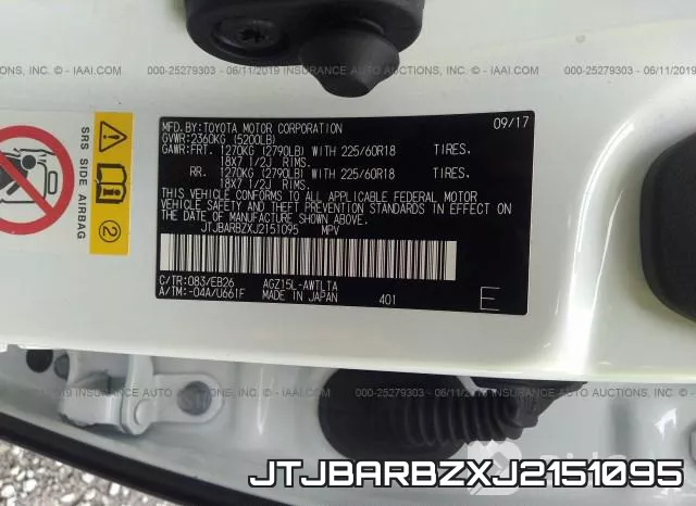 JTJBARBZXJ2151095 фото 10