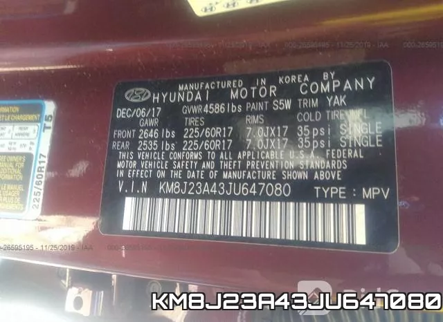 KM8J23A43JU647080 фото 10