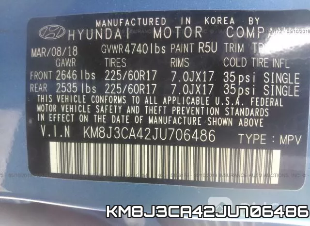 KM8J3CA42JU706486 фото 10
