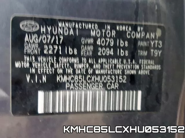 KMHC85LCXHU053152 фото 2