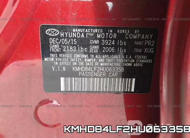 KMHD84LF2HU063358 фото 10