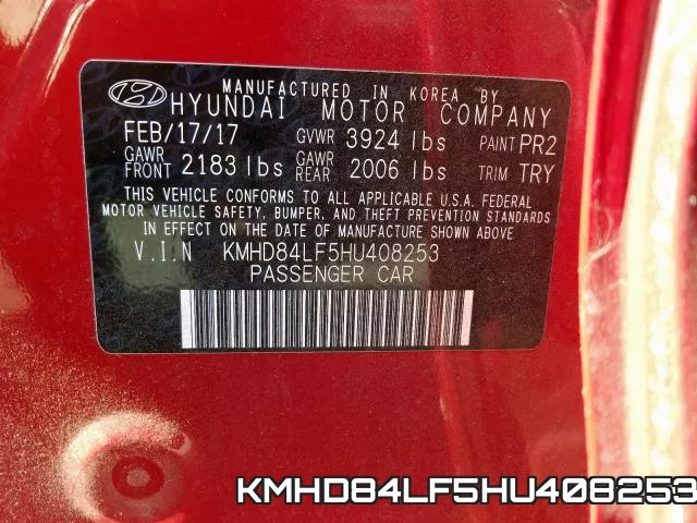 KMHD84LF5HU408253 фото 2