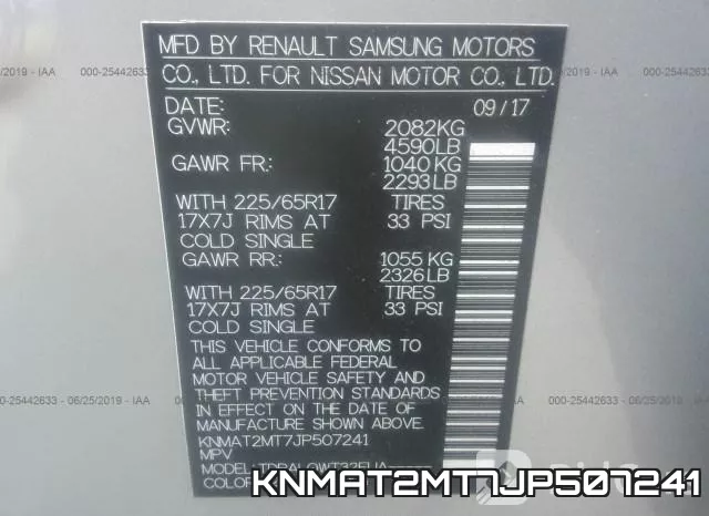 KNMAT2MT7JP507241 фото 10