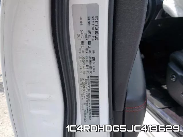 1C4RDHDG5JC413629 фото 2