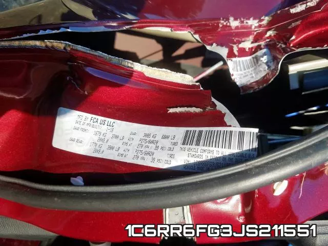1C6RR6FG3JS211551 фото 2