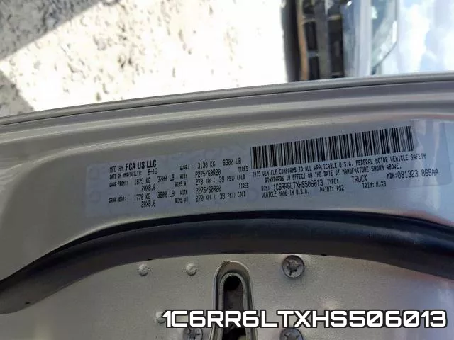 1C6RR6LTXHS506013 фото 2