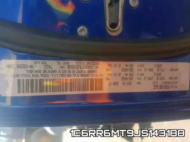 1C6RR6MT9JS143188 фото 2