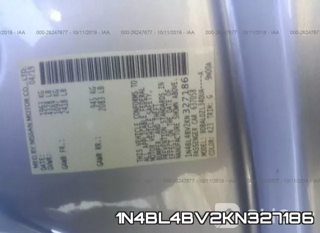 1N4BL4BV2KN327186 фото 10