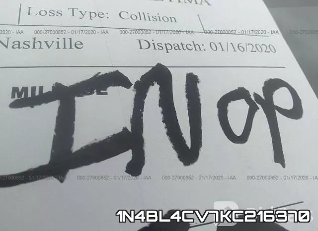 1N4BL4CV7KC216370 фото 8