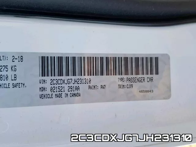2C3CDXJG7JH231310 фото 2