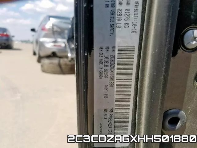 2C3CDZAGXHH501880 фото 2