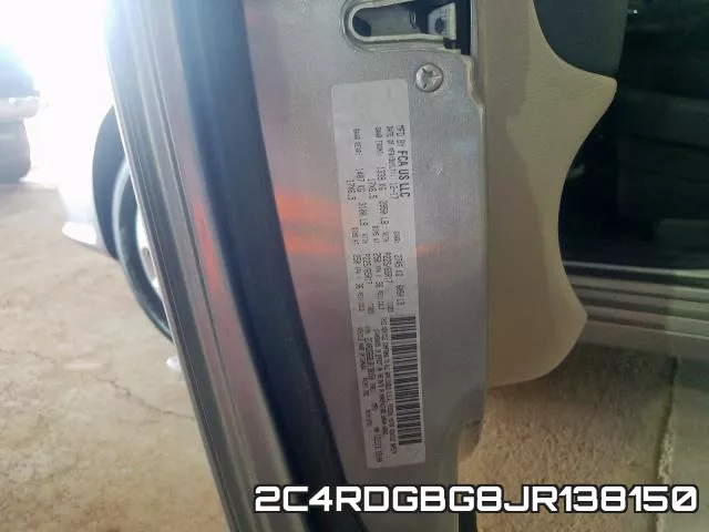 2C4RDGBG8JR138150 фото 2