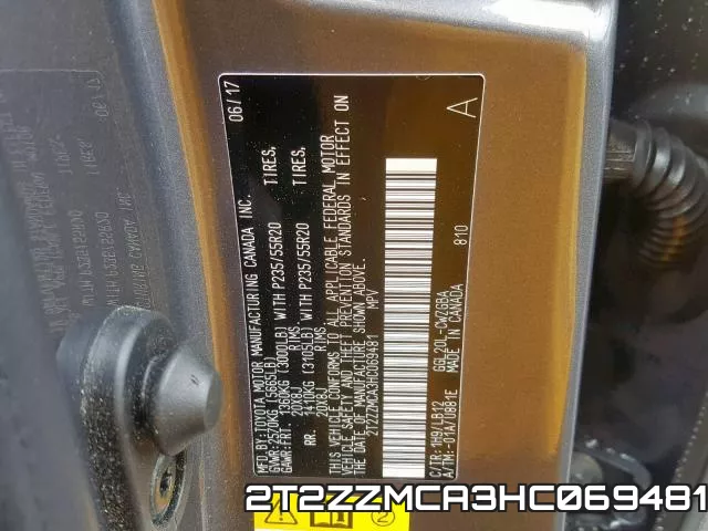 2T2ZZMCA3HC069481 фото 2