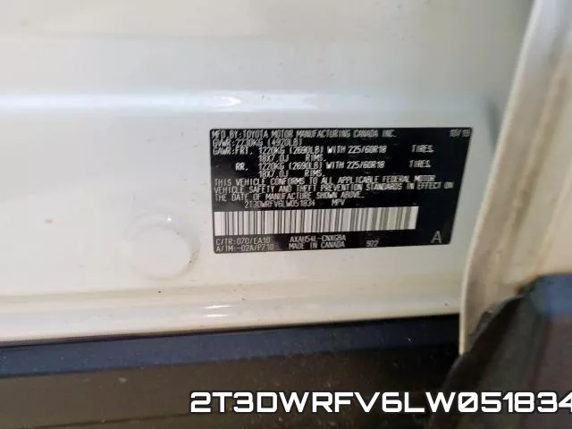 2T3DWRFV6LW051834 фото 2