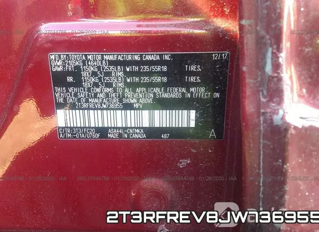 2T3RFREV8JW736955 фото 10