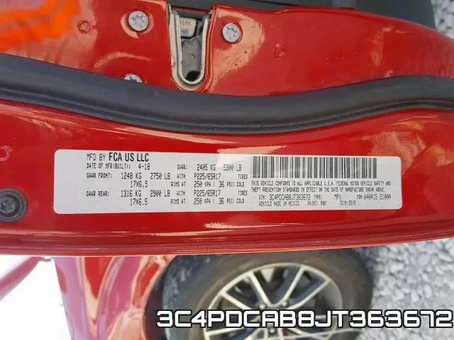 3C4PDCAB8JT363672 фото 2