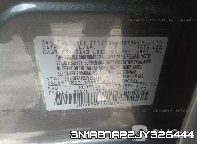 3N1AB7AP2JY326444 фото 10