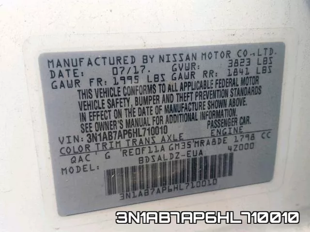 3N1AB7AP6HL710010 фото 2