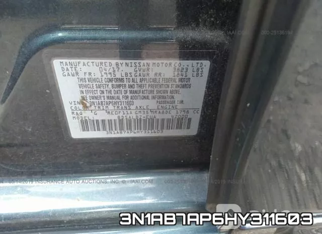 3N1AB7AP6HY311603 фото 10