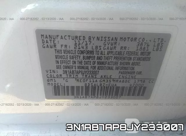 3N1AB7AP8JY233007 фото 10