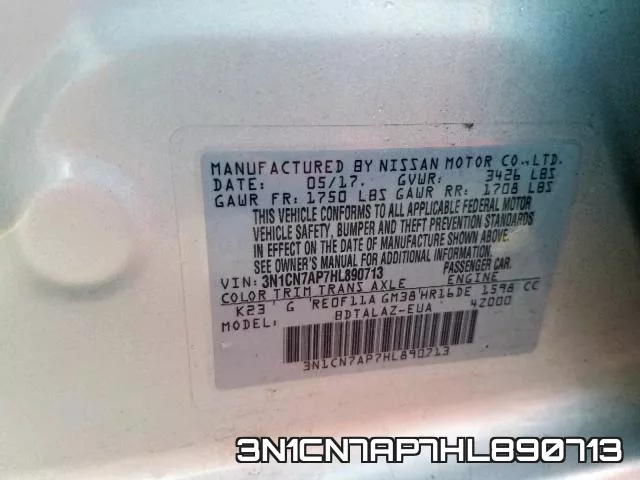 3N1CN7AP7HL890713 фото 2
