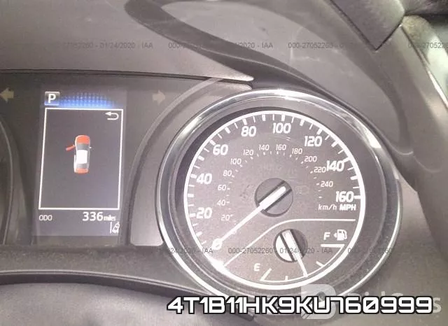 4T1B11HK9KU760999 фото 8