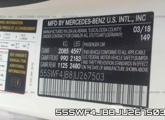 55SWF4JB8JU267503 фото 10