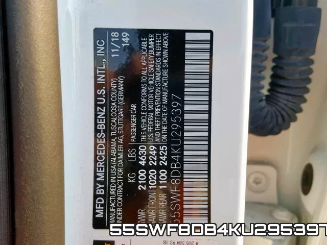 55SWF8DB4KU295397 фото 2